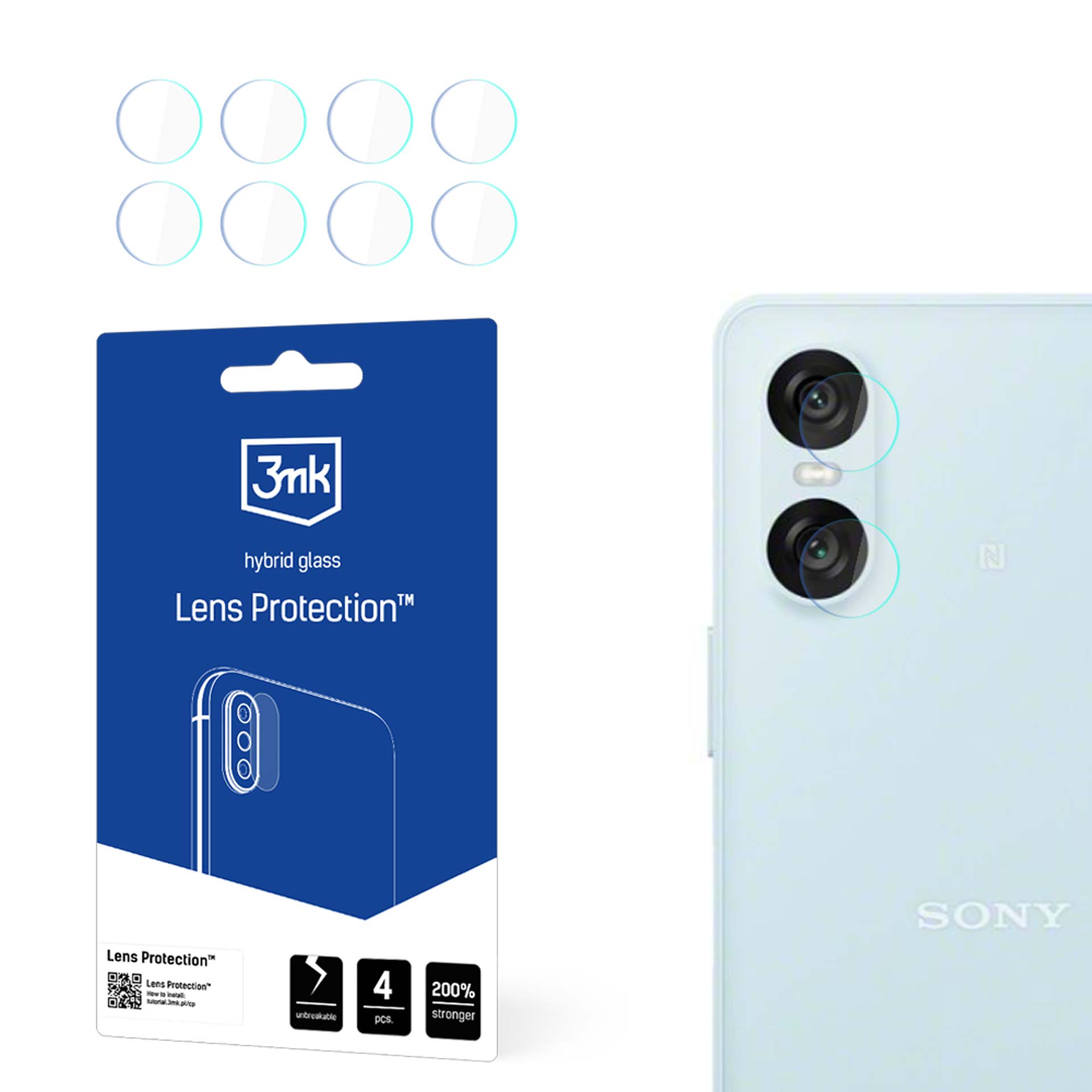 Szkło na aparat 3mk Lens Protection do Sony Xperia 10 VI